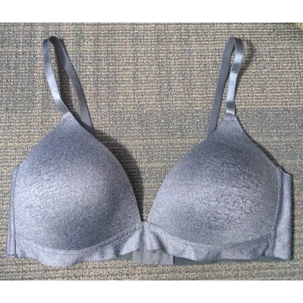 YMI Intimates Bra Wireless Comfort Soft Cup 38C‎ Dark Gray Wireless